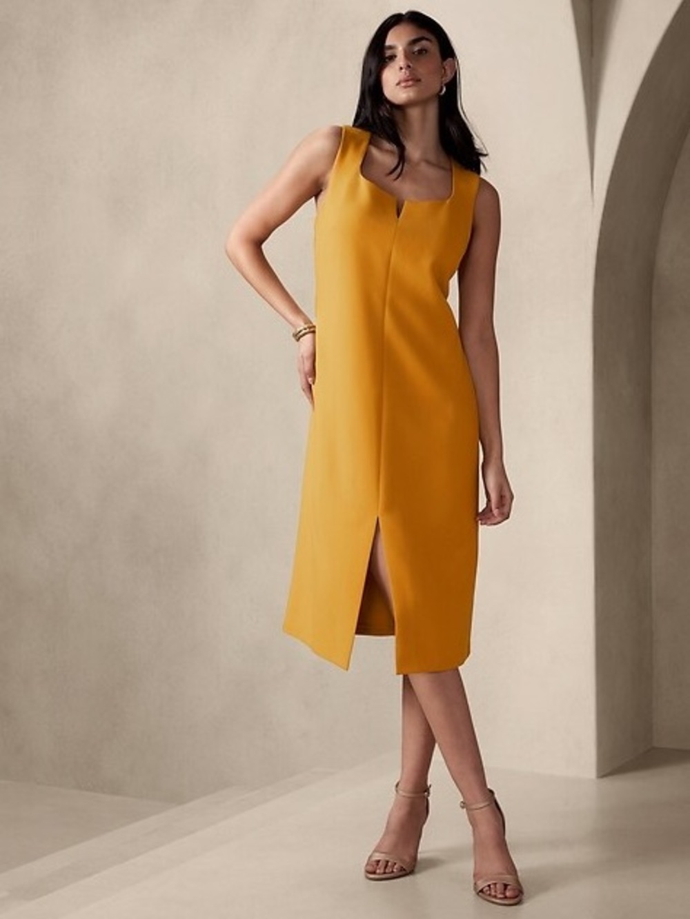 NWT Banana Republic Midi Sheath Dress